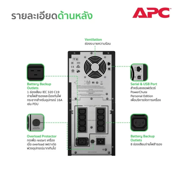 APC- SMC3000I 3000VA/2100W - Image 4